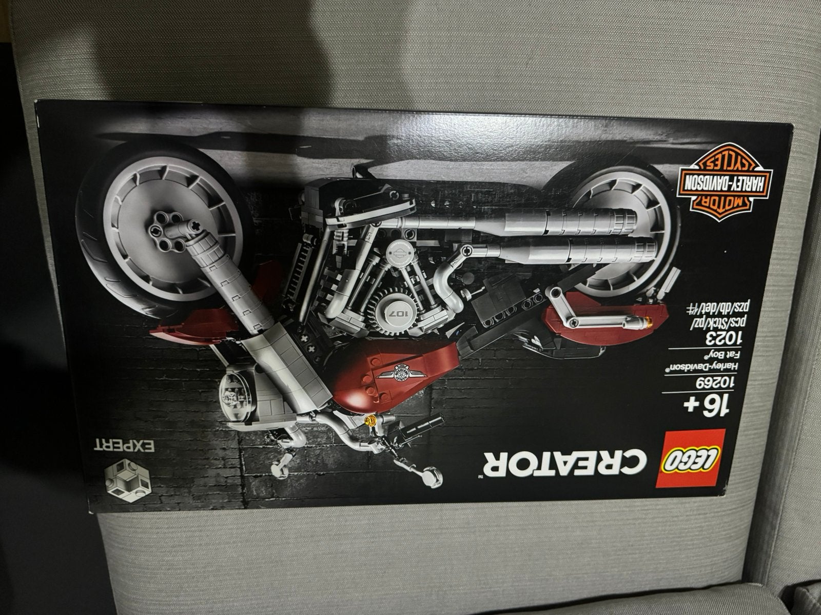 Lego Harley-Davidson Fat Boy 10269 nieuw, Ophalen, Zo goed als nieuw, Lego