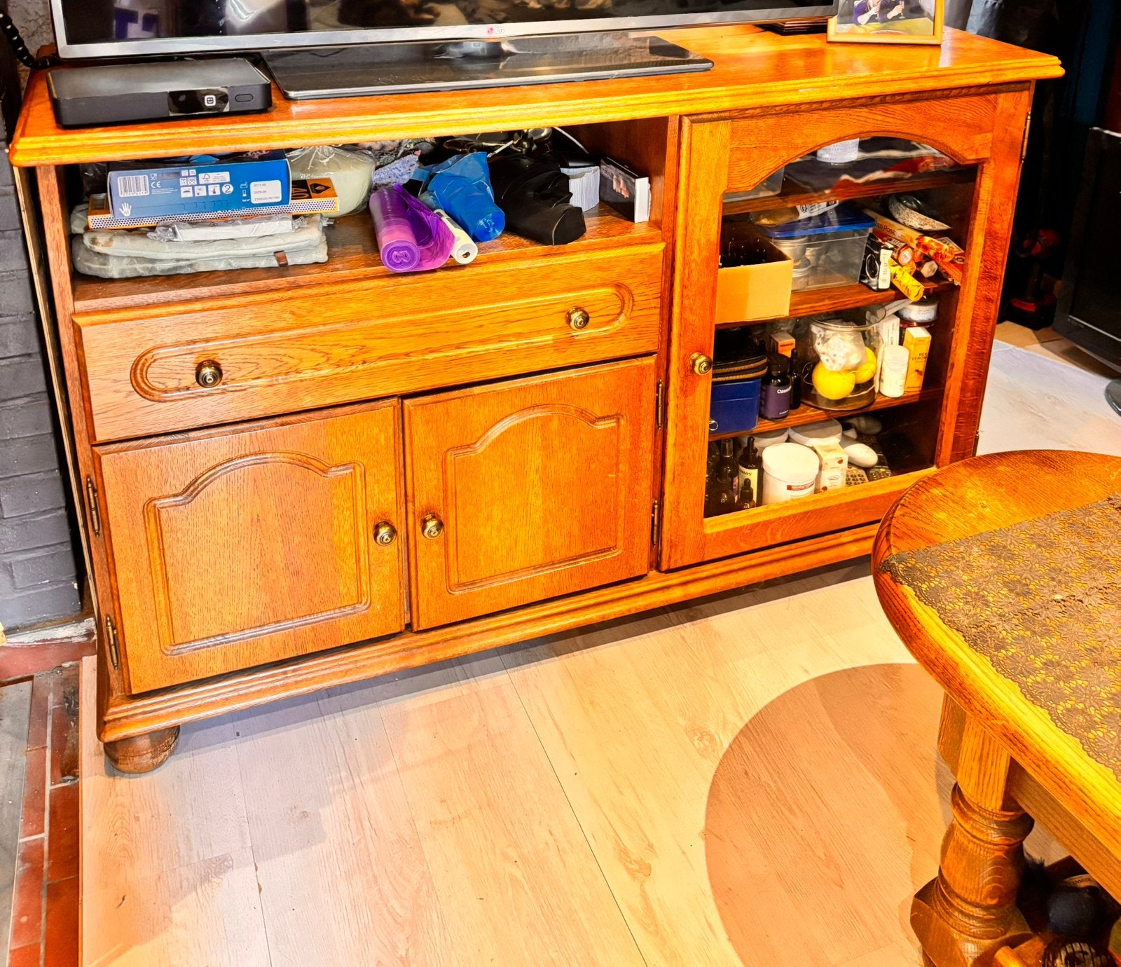 tv kast & salon tafel, Ophalen, Zo goed als nieuw