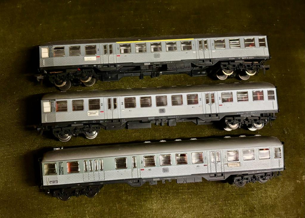 Wagons DB voyageurs Fleischmann HO, Enlèvement ou Envoi, Comme neuf, Fleischmann