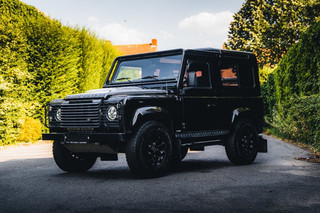 Land Rover Defender 90//NOIR//RESTO//4 OU 2 SIÈGES//, Cuir, Achat, Entreprise, Boîte manuelle