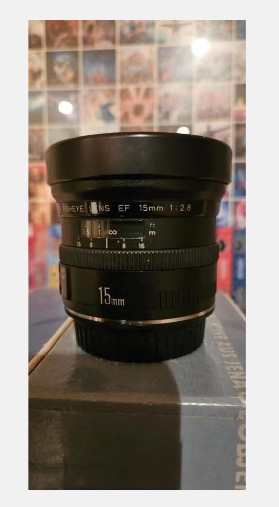 Canon 15 mm fisheye EF mount f 2.8 in perfecte staat, TV, Hi-fi & Vidéo, Photo | Lentilles & Objectifs, Enlèvement ou Envoi, Comme neuf