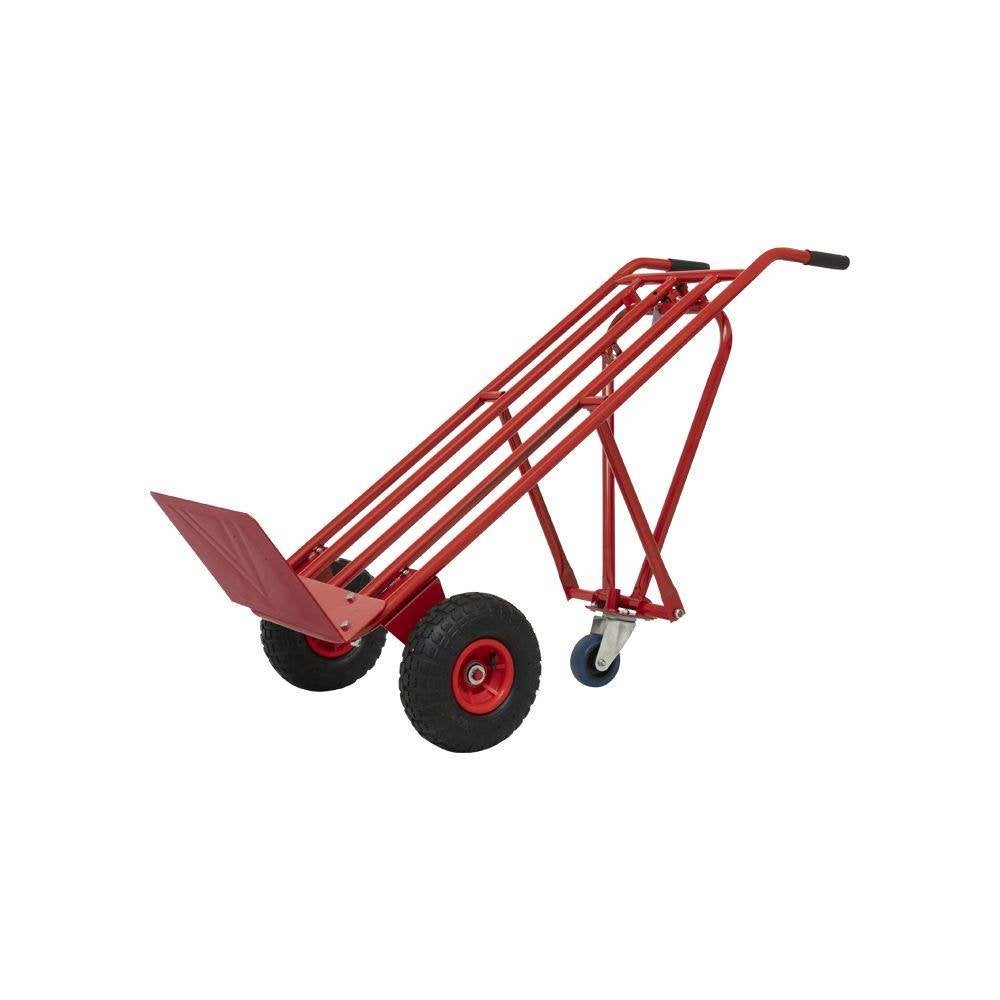 Steekwagen / transportwagen + steunwiel, Verzenden