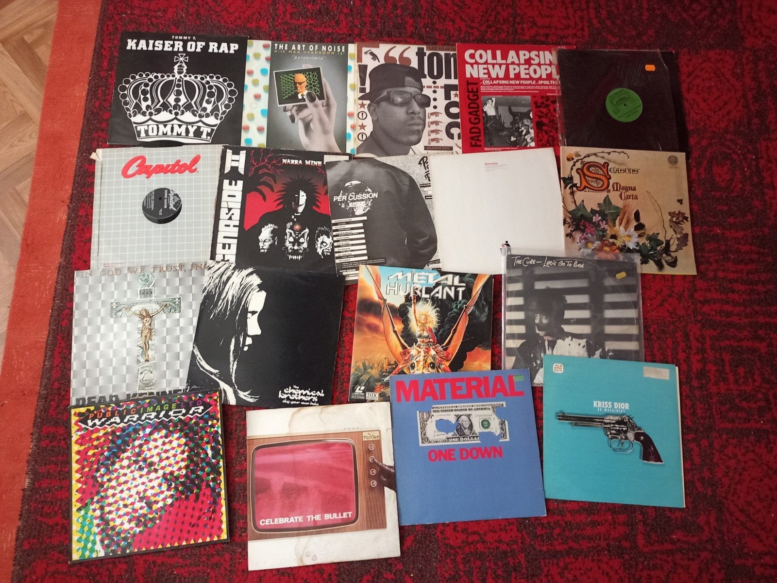 Lot 270 vinyles LP rock métal New wave 70 80s, Ophalen, LP