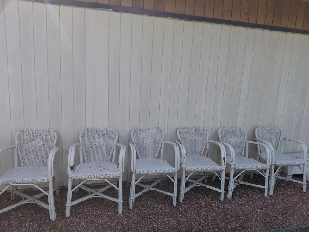 Stoelen rotan - 6 stuks, Ophalen, Rotan
