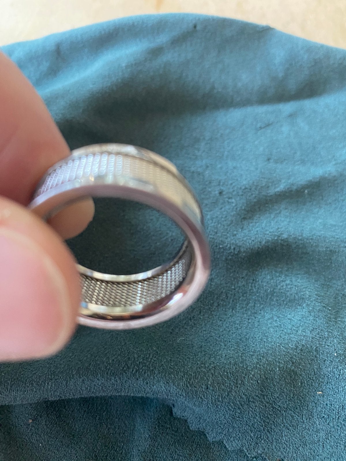 Zilver ring, Verzenden, Zo goed als nieuw, Zilver