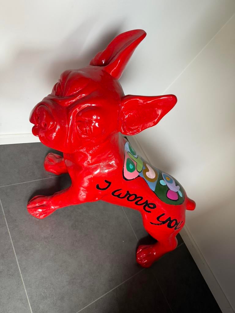 Originele hond van Hannes D haese, Ophalen