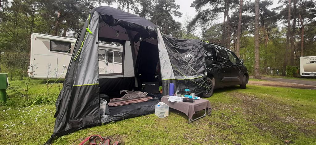 Tent met opblaasframe voor aanbouw bij lichte vracht, Enlèvement, Comme neuf
