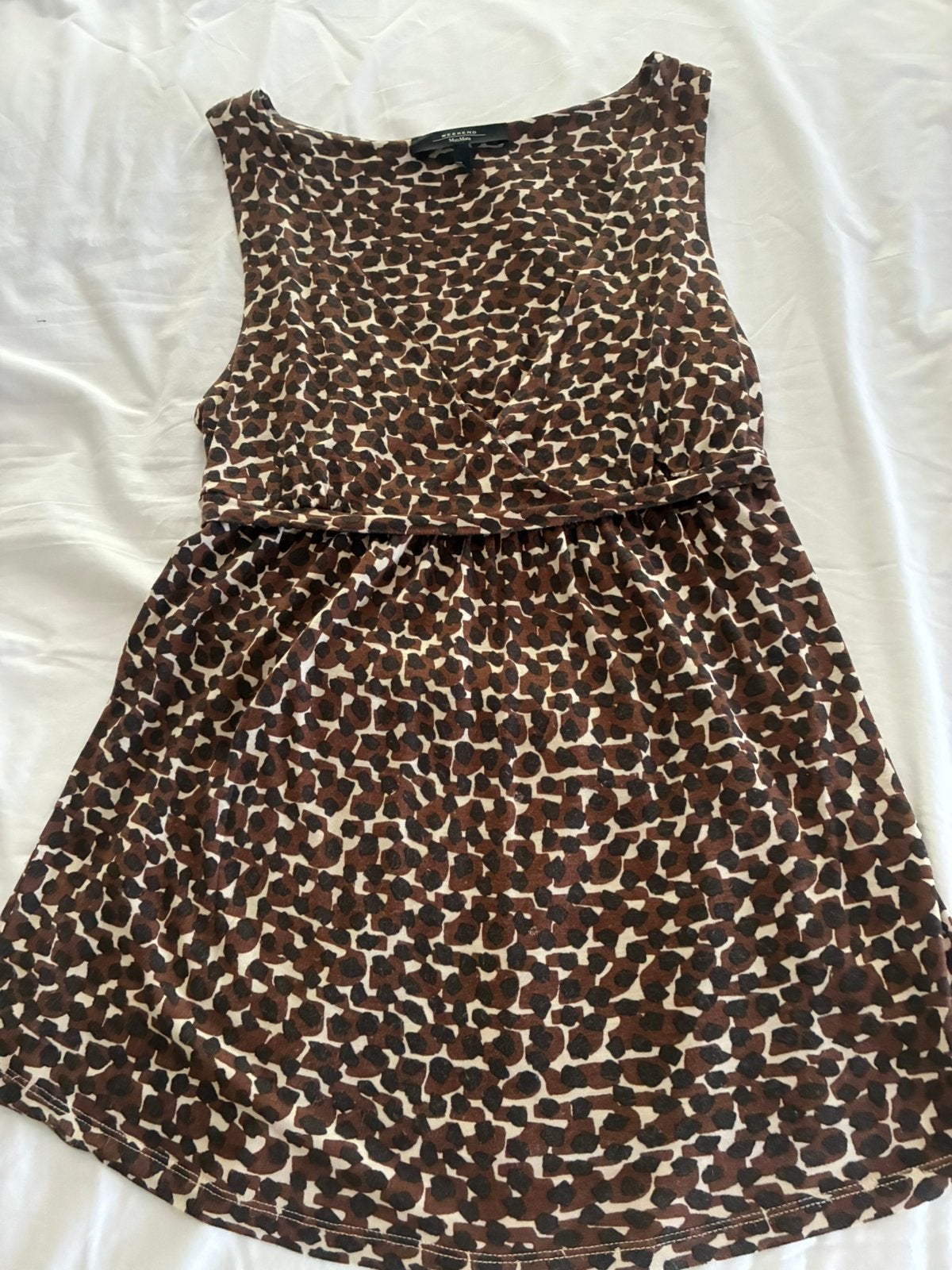 Topje Weekend MaxMara, Kleding | Dames, Bruin, Verzenden, Zo goed als nieuw, Maat 36 (S)