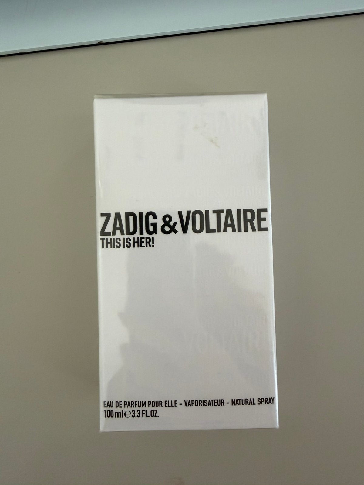 Zadig & voltaire Parfum 100ml, Enlèvement, Neuf
