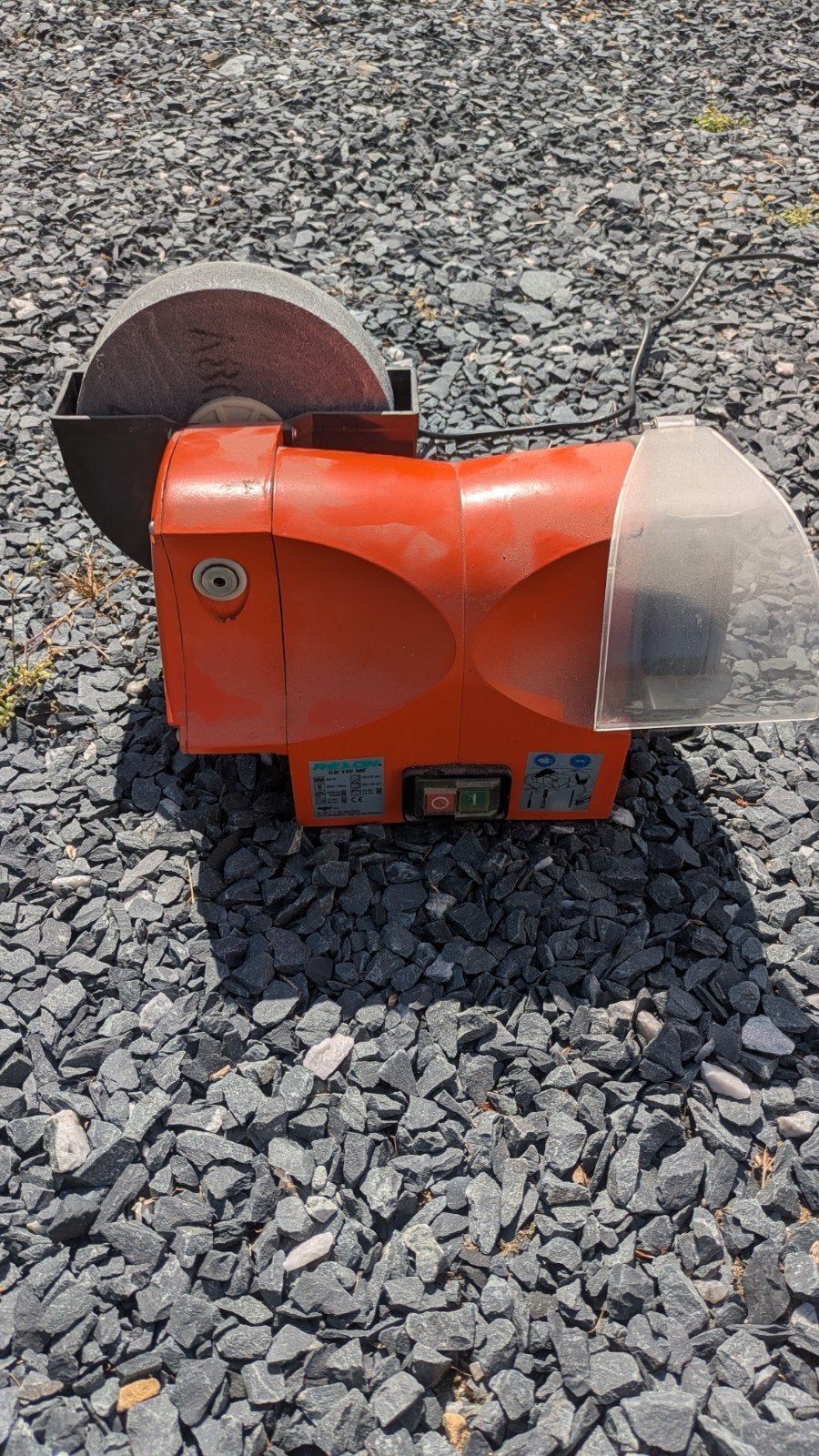 Touret à meuler Rexon CB 150 ME (D'établi), Enlèvement