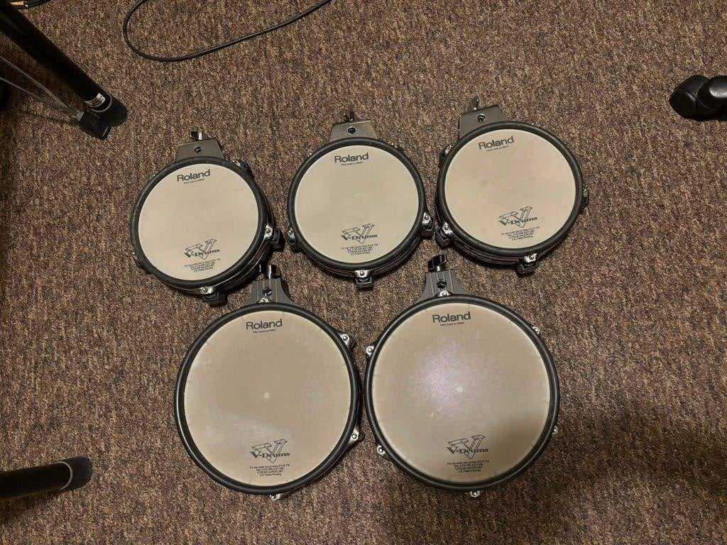 Roland V-Drums pad collection & accessories, Musique & Instruments, Batteries & Percussions, Enlèvement, Utilisé, Roland, Électronique