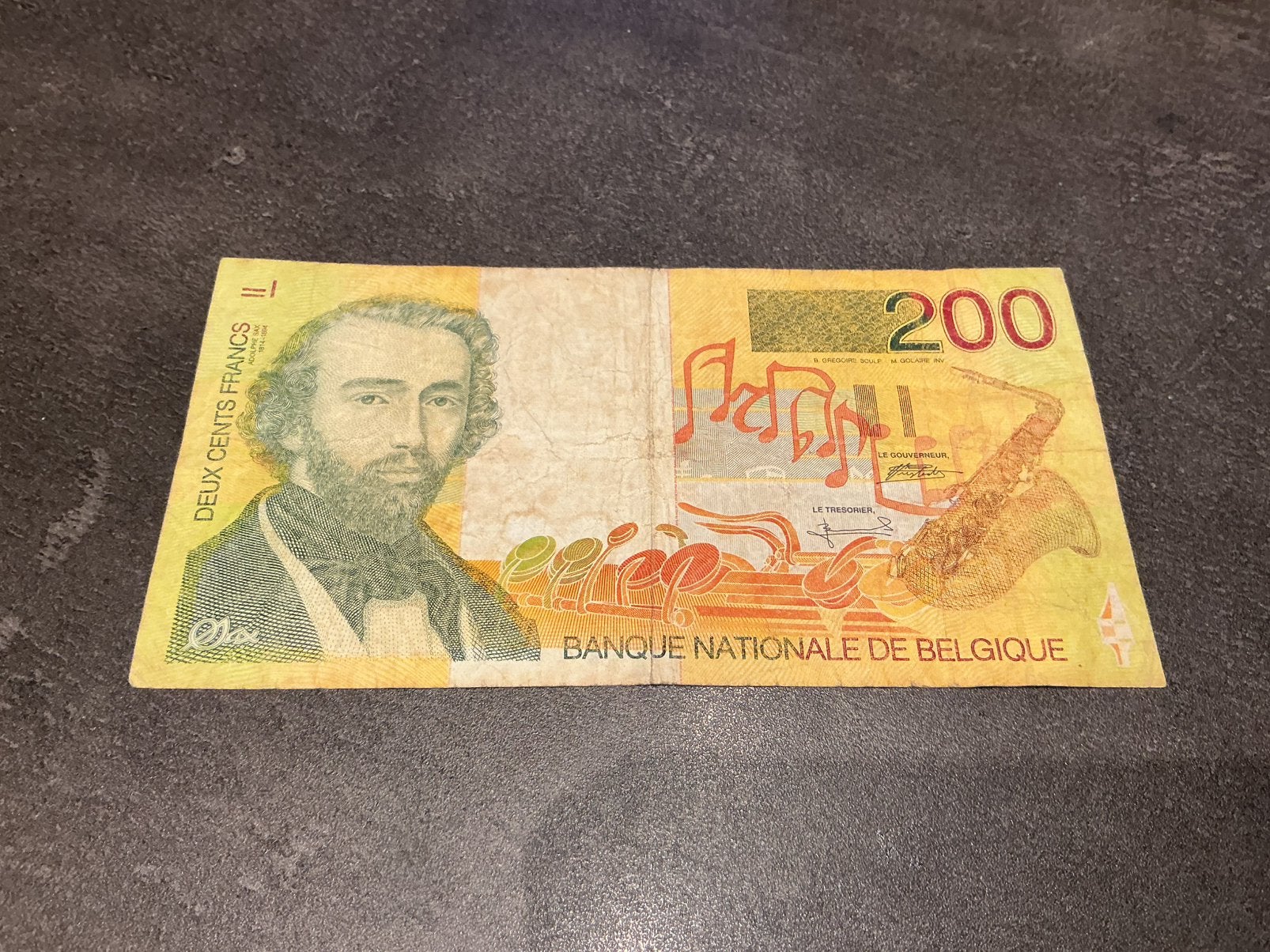 België 200 Frank type Sax, Postzegels en Munten, Bankbiljetten | België, Ophalen of Verzenden
