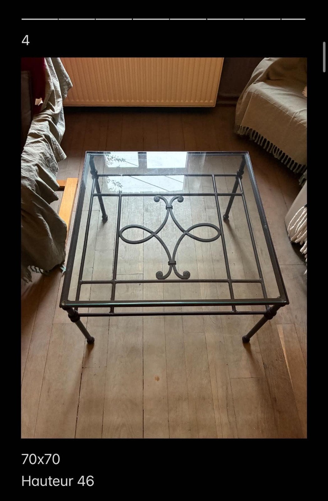 Table basse, Ophalen