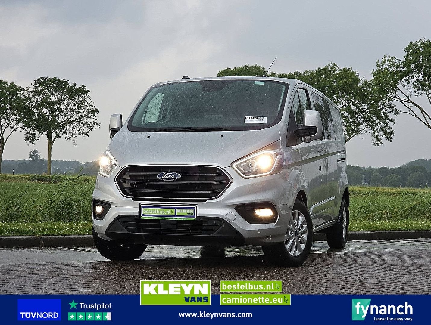 Ford TRANSIT CUSTOM Dub.Cab LIMITED 170P, Argent ou Gris, Achat, Entreprise, Diesel