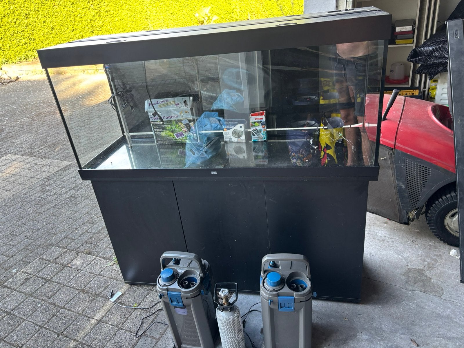 Juw Rio 450L zgan, Dieren en Toebehoren, Ophalen, Pomp, Zo goed als nieuw, Juwel