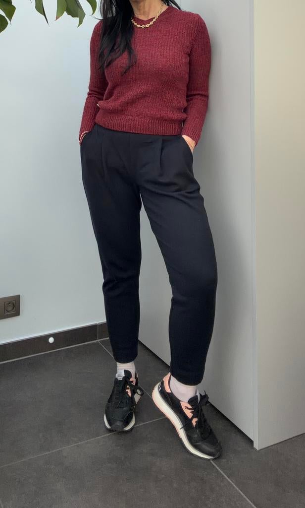 Broek MaxMara maat 40, pure wool, Kleding | Dames, Ophalen of Verzenden, Zo goed als nieuw, Maat 38/40 (M), Blauw