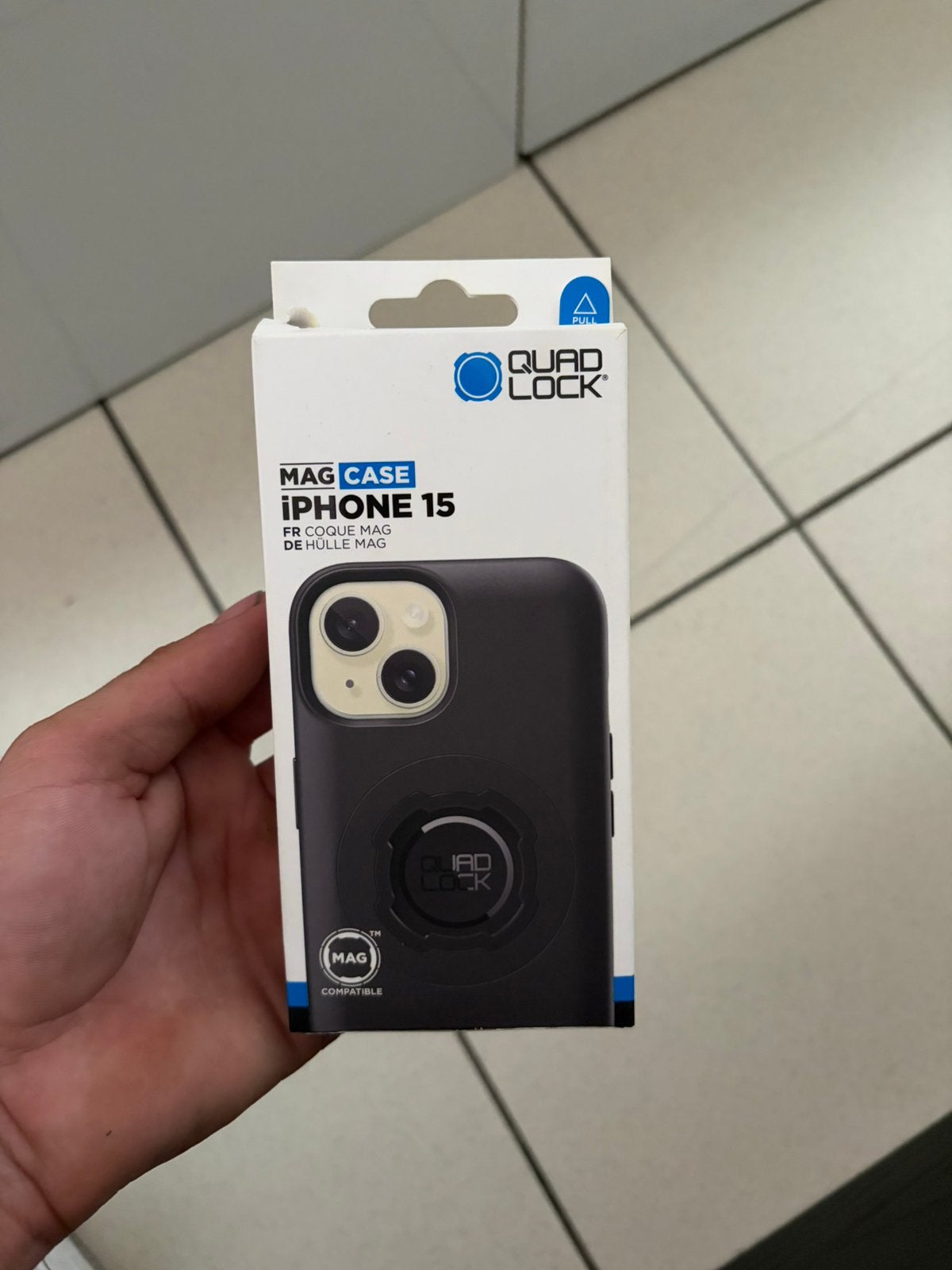 Quadlock iphone 15 case, Ophalen, Zo goed als nieuw, IPhone 15