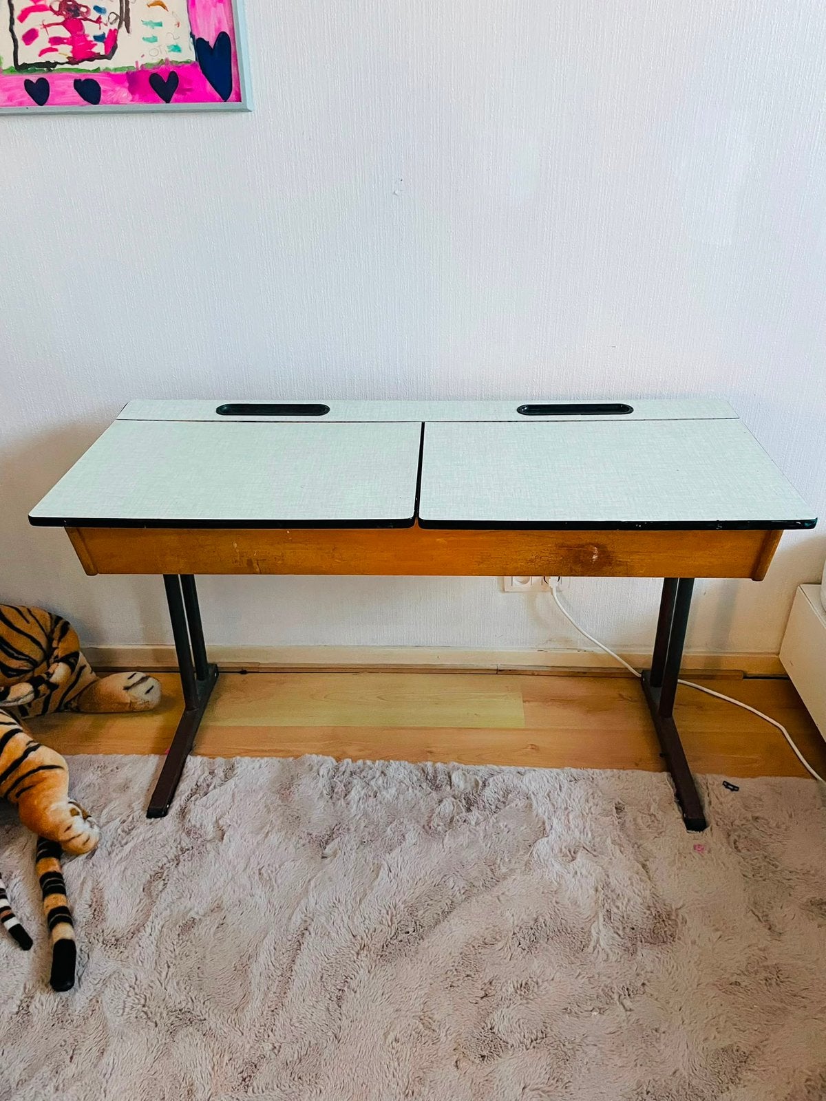 Vintage schoolbank, Ophalen, Gebruikt, Kinderbureau
