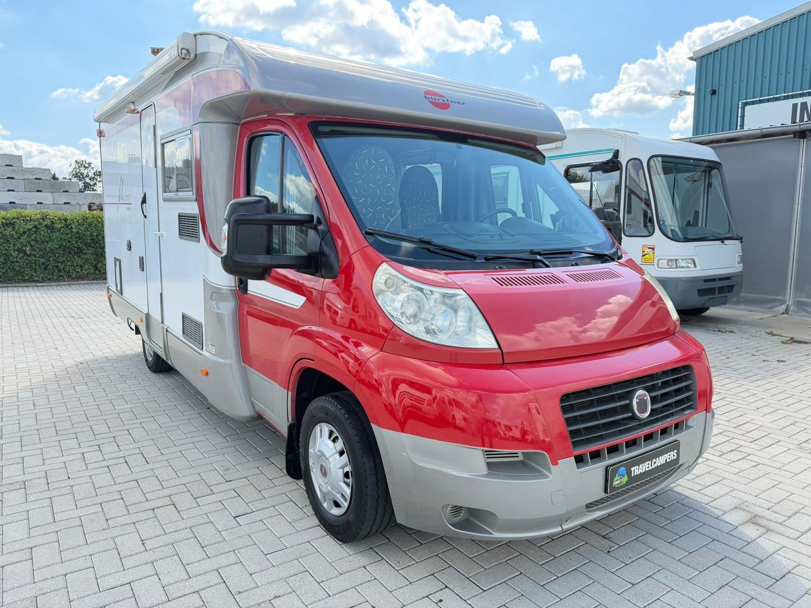 Bürstner Marano T 590 | 2007| 4 gordelplaatsen | Motorairco, Caravanes & Camping, Siège de train, Réfrigérateur, Fiat, Boîte manuelle