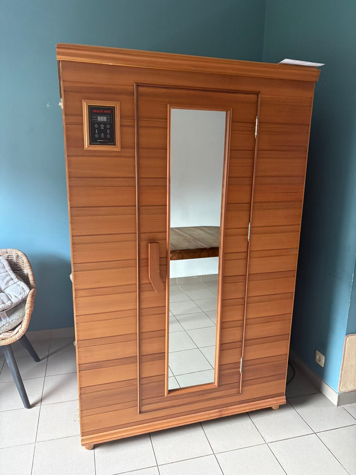 In topstaat Healt Mate Proffessional edition 2 pers sauna, Sport en Fitness, Sauna, Zo goed als nieuw, Infrarood, Ophalen