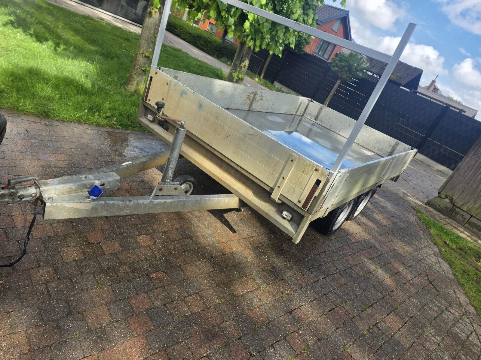 Remork/aanhangwagen ongeremd, Auto diversen, Aanhangers en Bagagewagens, Ophalen, Zo goed als nieuw