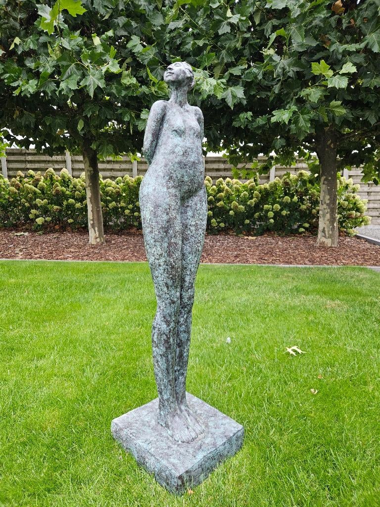 BRONZEN KUNSTBEELD SPECIAAL HEEFT IETS... LAGE VERKOOPPRIJS!, Abstrait, Brons, Statue, Abstrait