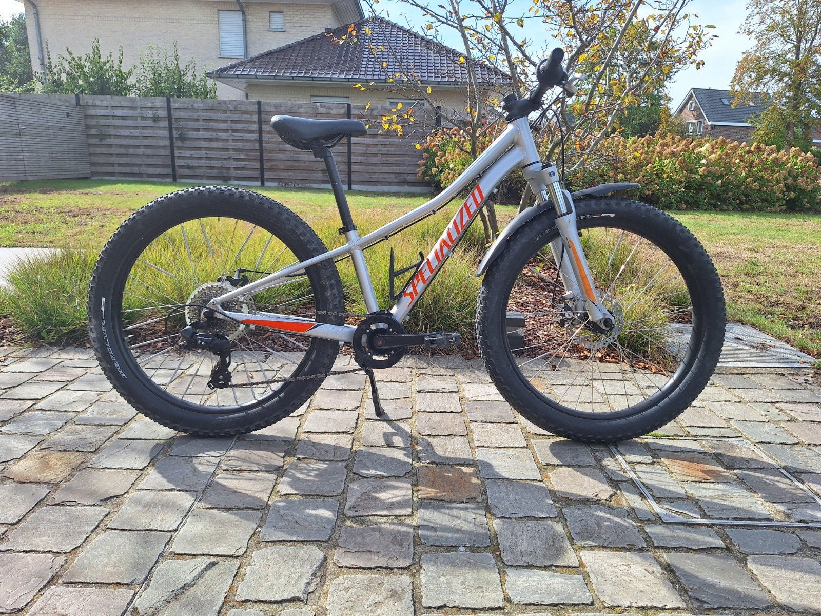 Fiets mountainbike Specialized, 24 inch, grijs, verzorgde st, Fietsen en Brommers, Gebruikt, Hardtail, Schijfrem, Ophalen