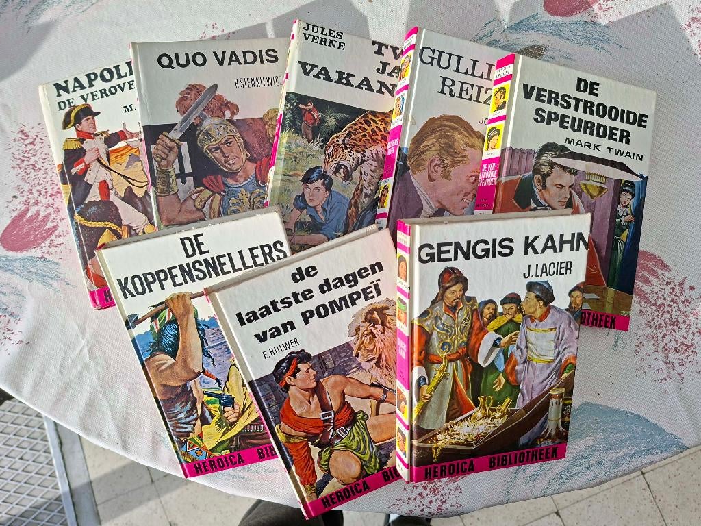 Jeugdboeken – Heroica Bibliotheek (8 titels), Boeken, Ophalen of Verzenden