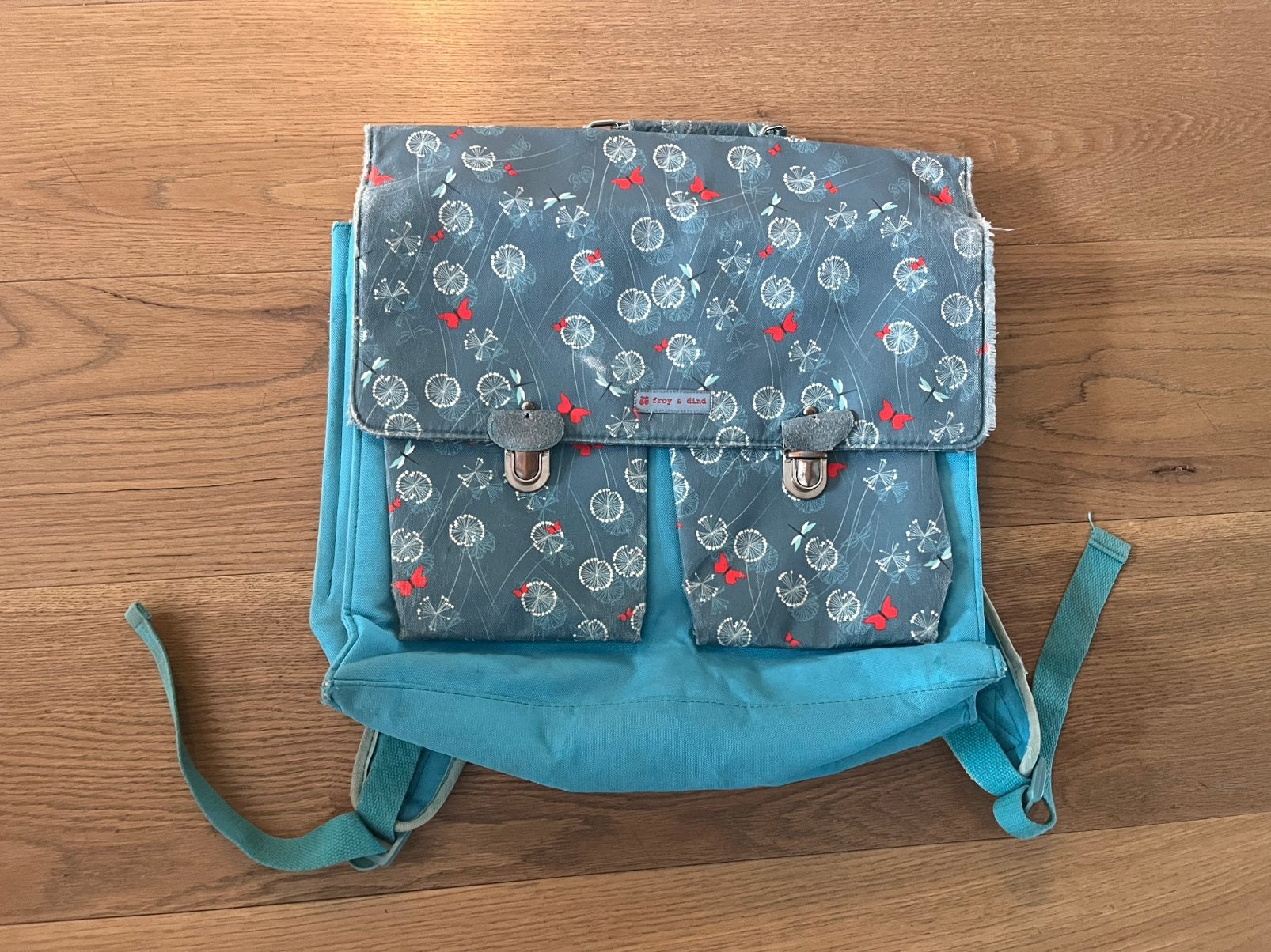 Kinderboekentas froy en dind, Handtassen en Accessoires, Ophalen, Gebruikt