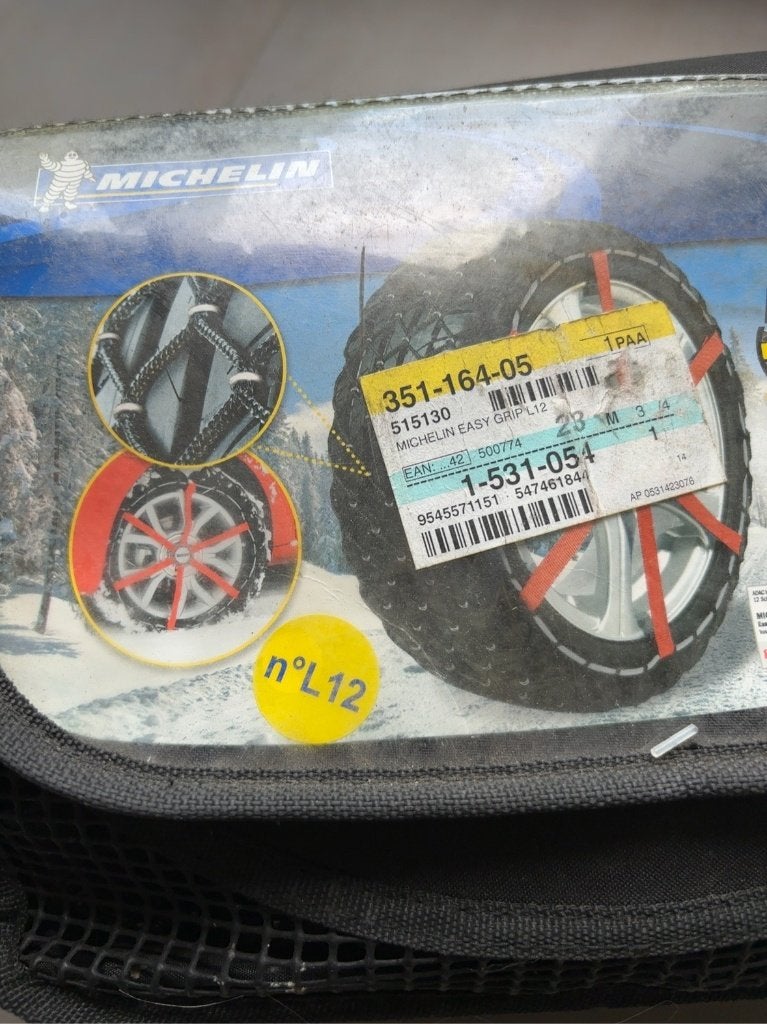 Michelin Easy Grip L12 composiet-sneeuwkettingen, Auto diversen, Sneeuwkettingen, Ophalen of Verzenden, Nieuw