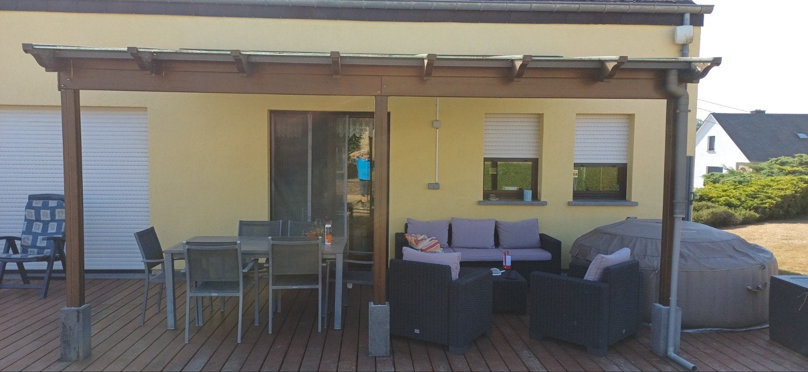 A vendre pergola, Ophalen, Gebruikt, Minder dan 4 meter, 2 meter of meer