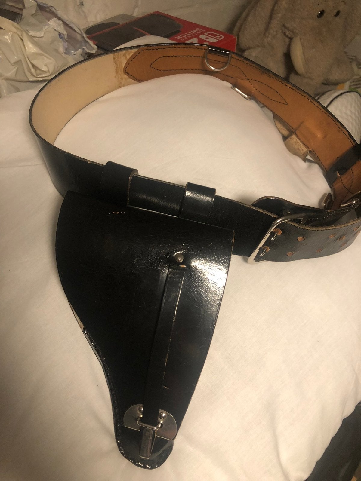 Leder Wapenholster met riem, Collections, Enlèvement