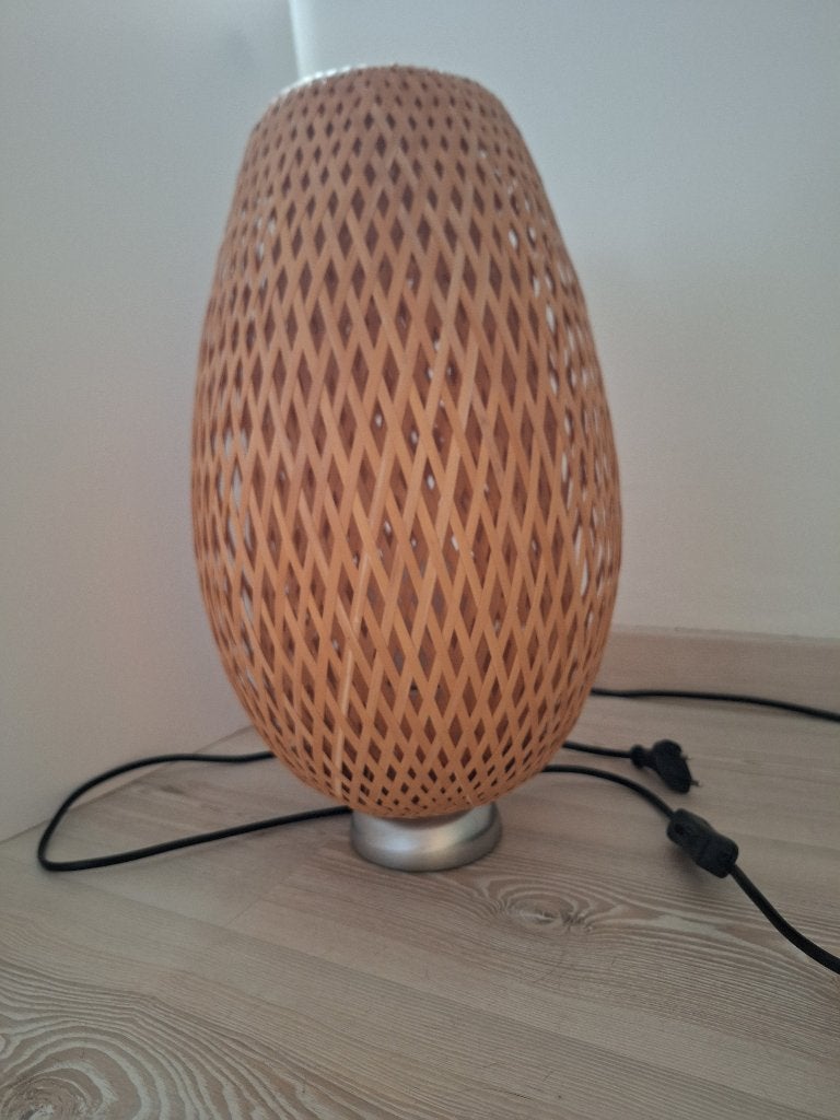 Rieten lamp, Ophalen, Overige materialen, Gebruikt, 42 cm