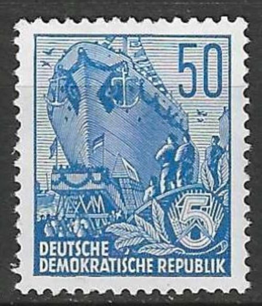 Duitsland DDR 1955 - Yvert 193 - Vijfjarenplan - 50 p. (PF), Verzenden, DDR, Postfris