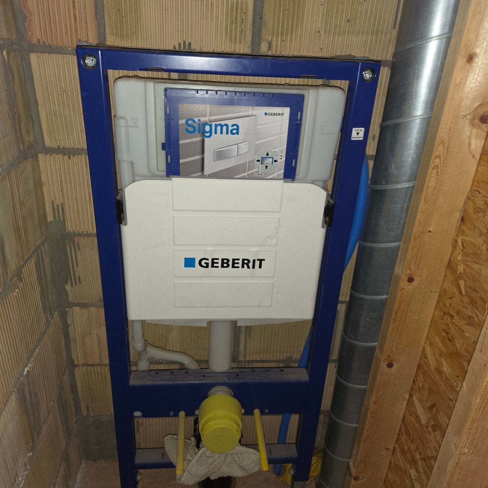 Réservoir encastré Geberit Duofix Sigma pour toilettes suspe, Enlèvement, Neuf, Toilettes