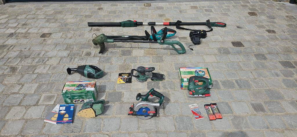 Bosch 18V machines, Ophalen, Gebruikt