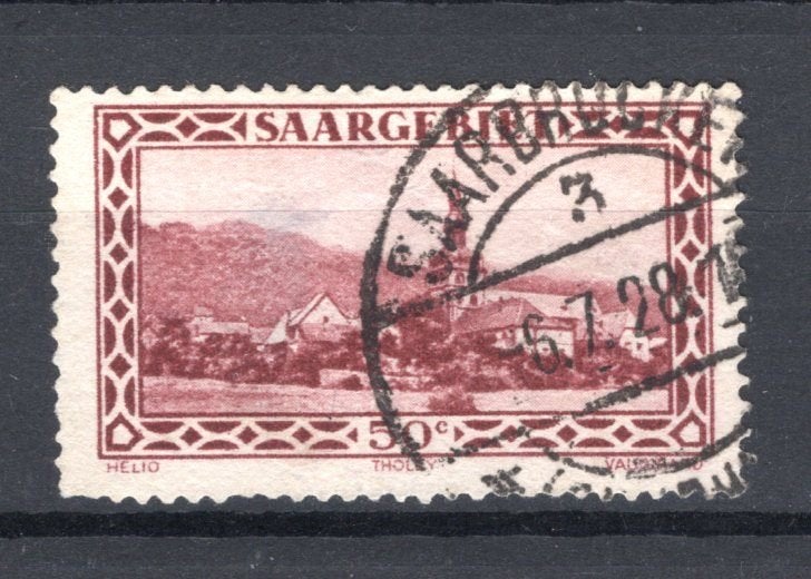 SAAR Yt. S22 gestempeld Dienstzegel 1927-1934, Postzegels en Munten, Verzenden, Gestempeld