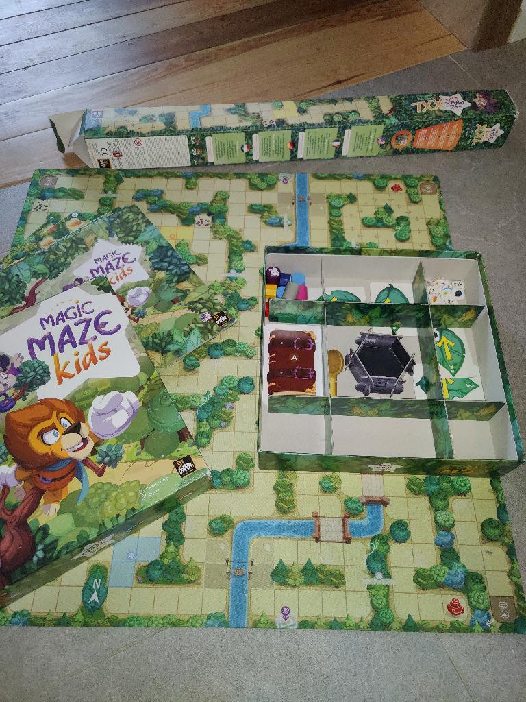 Magic Maze Kids + Tapis XXL, Enlèvement, Utilisé
