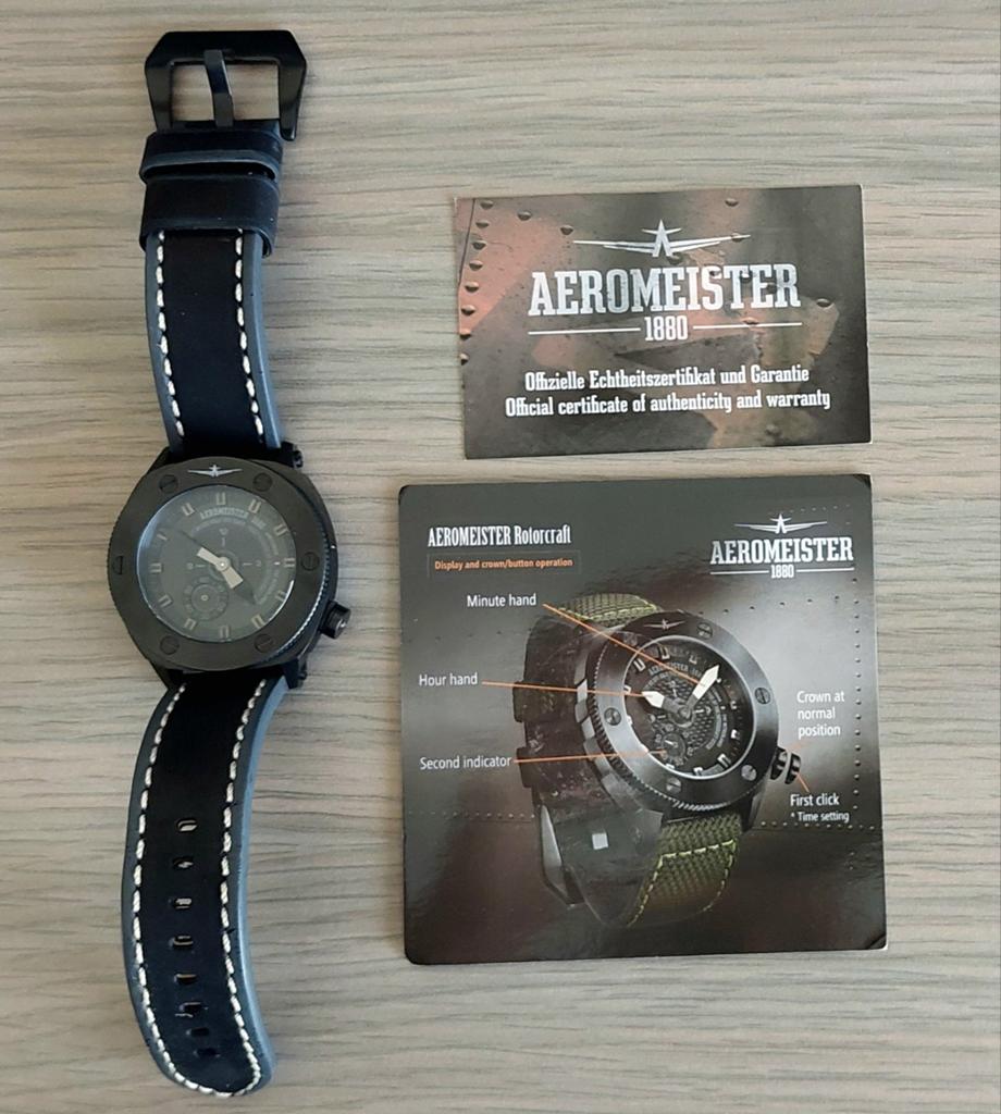 Horloge Aeromeister, Ophalen