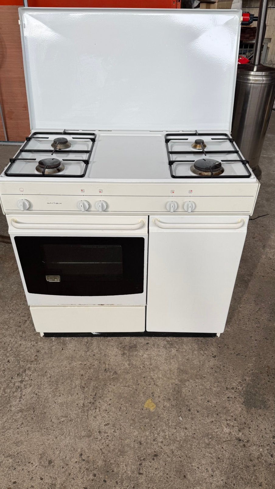 Gasfornuis met oven en berging gas fles, Ophalen, Gebruikt, 60 cm of meer, Grill