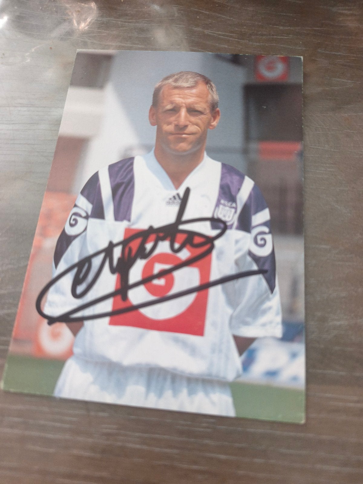 carte dédicacée RSC Anderlecht kaart RSCA Dewolf, Collections, Enlèvement ou Envoi