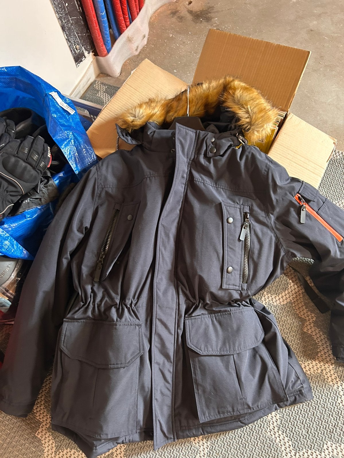 Winterjas nieuw, Kleding | Heren, Jassen | Winter, Ophalen, Nieuw, Overige maten, Zwart