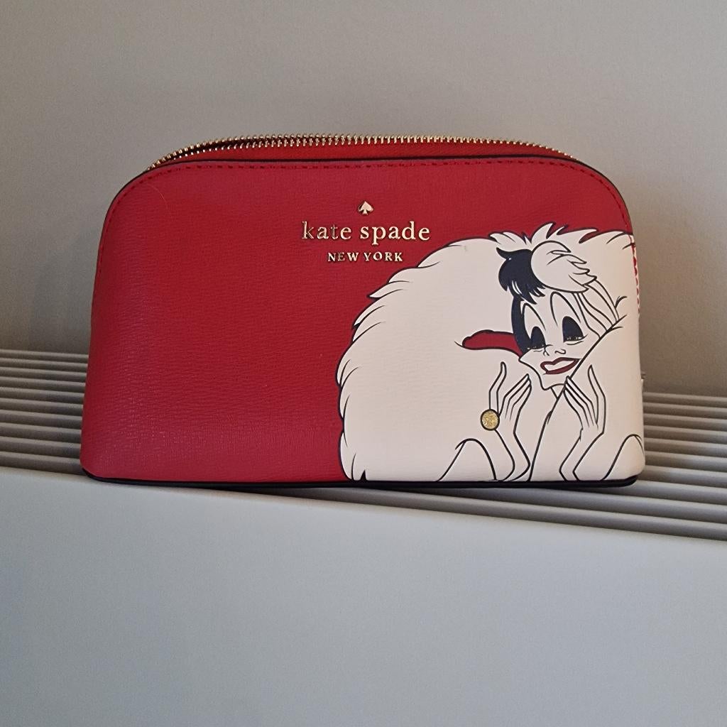 Kate Spade make-up bag 101 Dalmatians, Ophalen of Verzenden, Nieuw, Rood