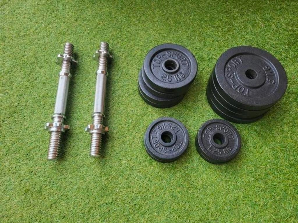 Halterset, Sport en Fitness, Fitnessmaterialen, Ophalen, Halterset