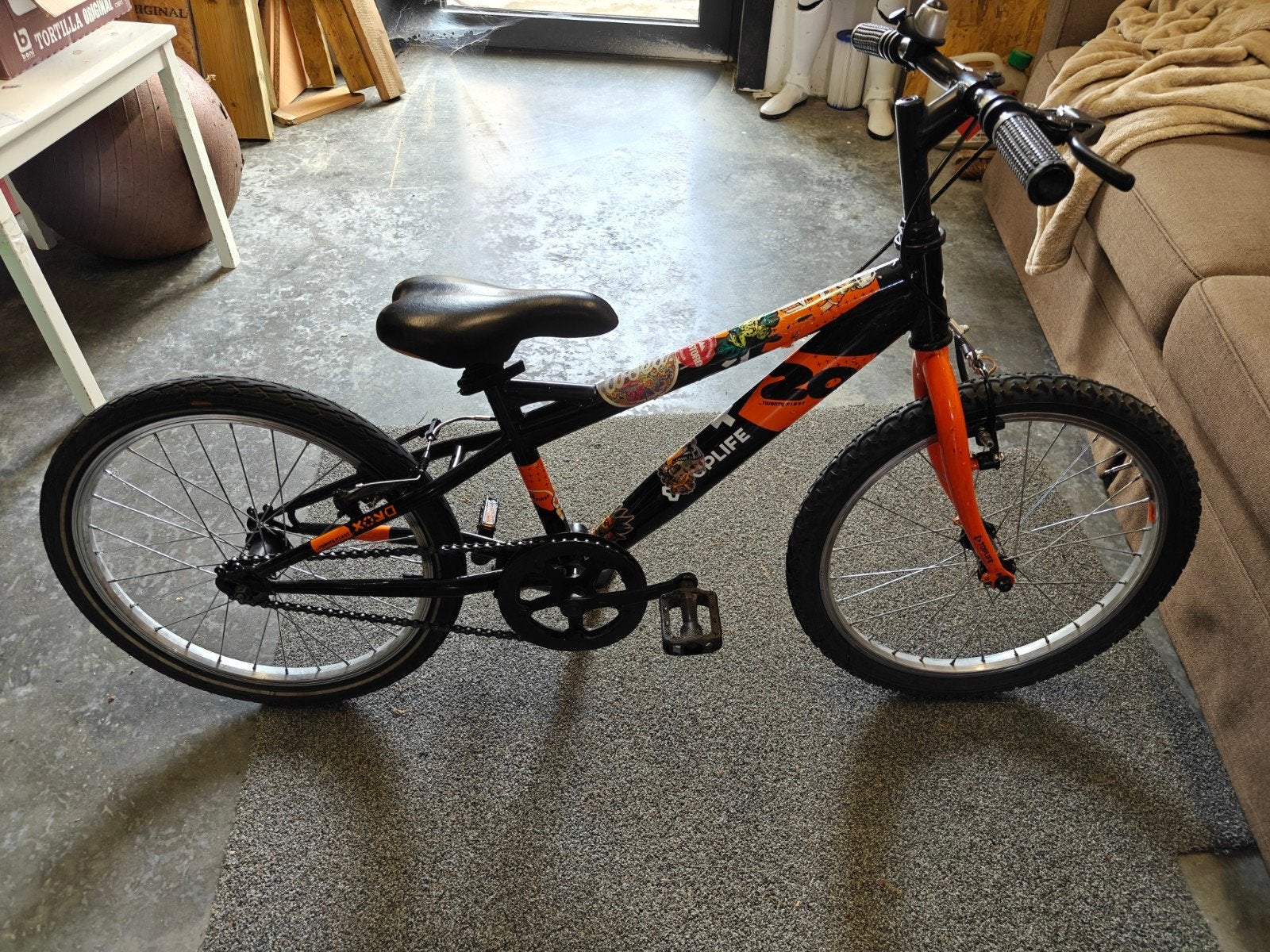 Stoere Toplife 20 inch jongensfiets, Frein sur jante, Toplife, Utilisé, Frein à main