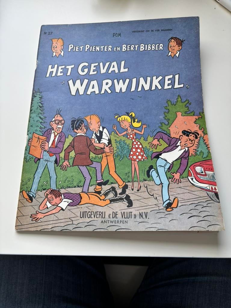 Piet Pienter en Bert Bibber het geval Warwinkel eerte druk, Ophalen of Verzenden, Zo goed als nieuw