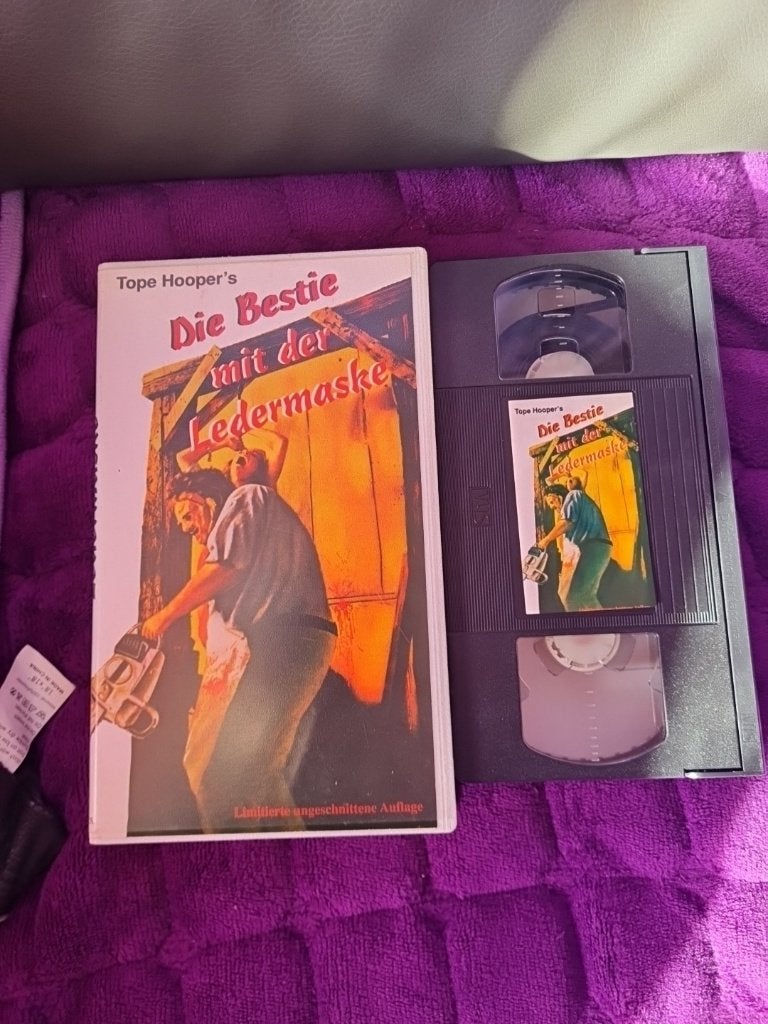Vhs Die Bestie Mit Der Ledermaske ", CD & DVD, Enlèvement ou Envoi, Comme neuf, Horreur, VHS
