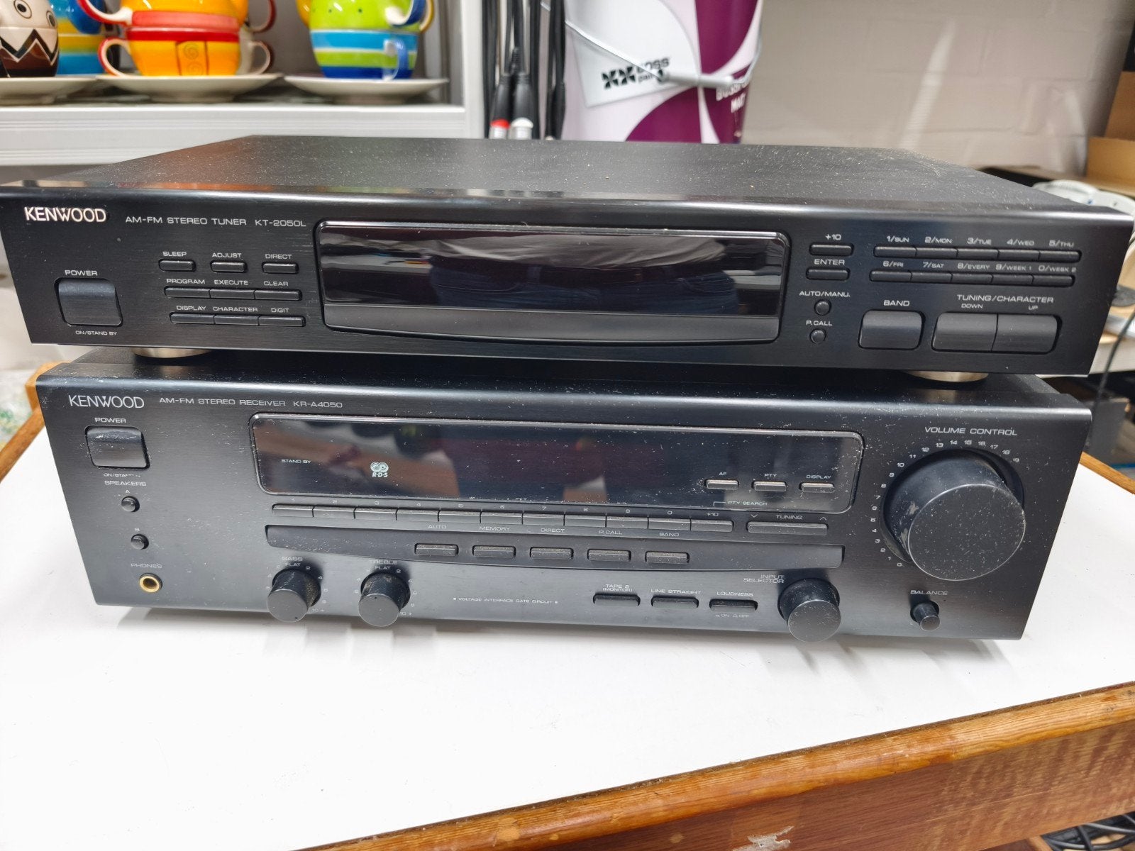 Radio Kenwood + amplificateur Kenwood, Musique & Instruments, Effets, Enlèvement ou Envoi