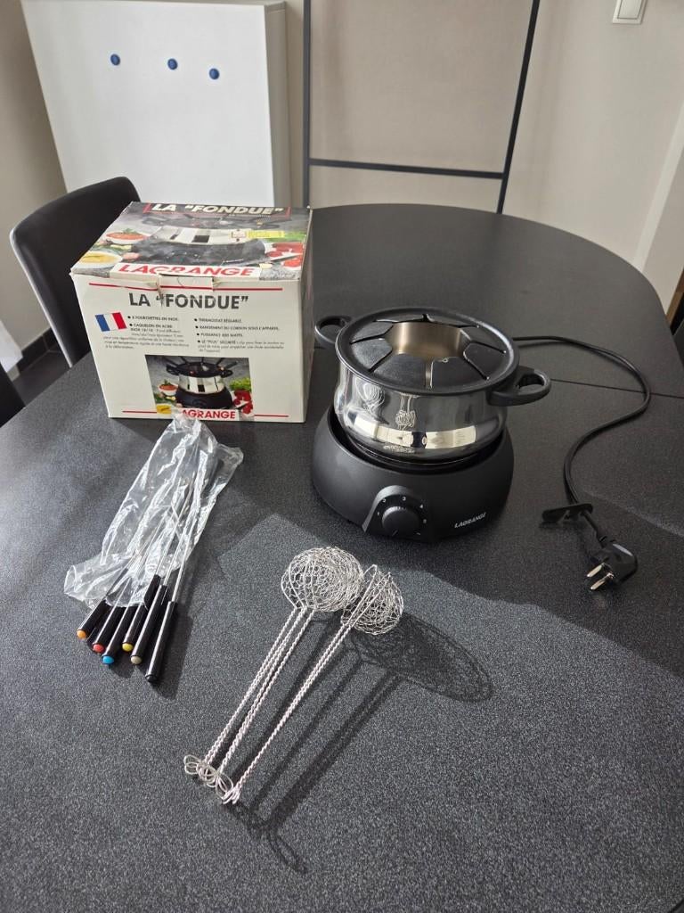 Fondueset Lagrange 6 personen, Electroménager, Enlèvement, Utilisé, Service à fondue