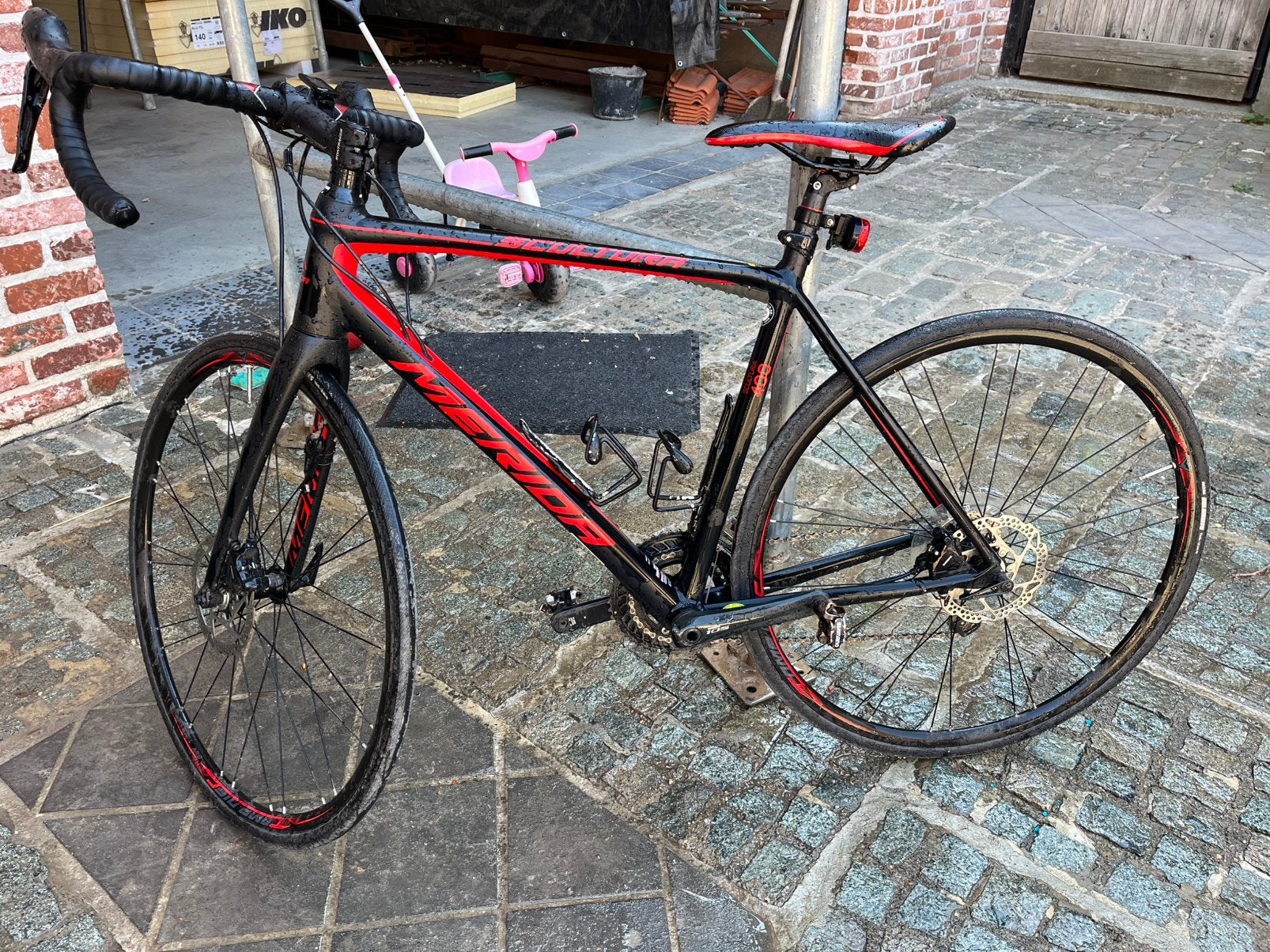 Koers fiets, Fietsen en Brommers, Fietsen | Heren | Sportfietsen en Toerfietsen, Ophalen, Zo goed als nieuw